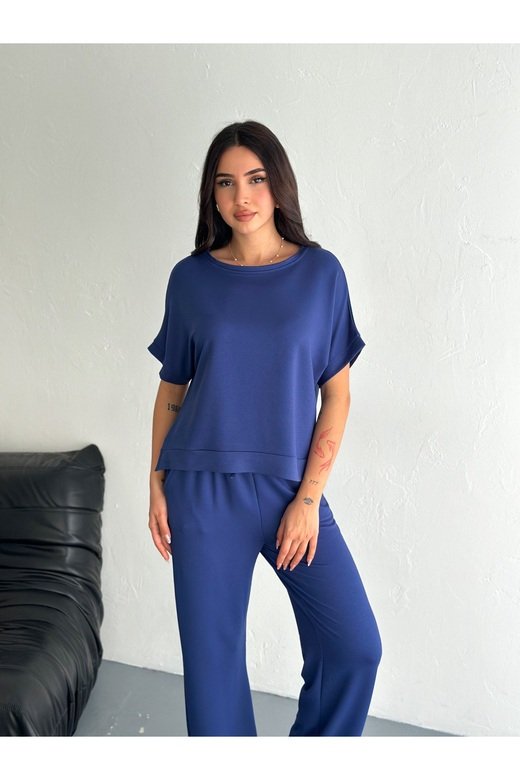 YUMUŞAK DOKU MODAL KUMAŞ KISAKOL EŞOFMAN TAKIM