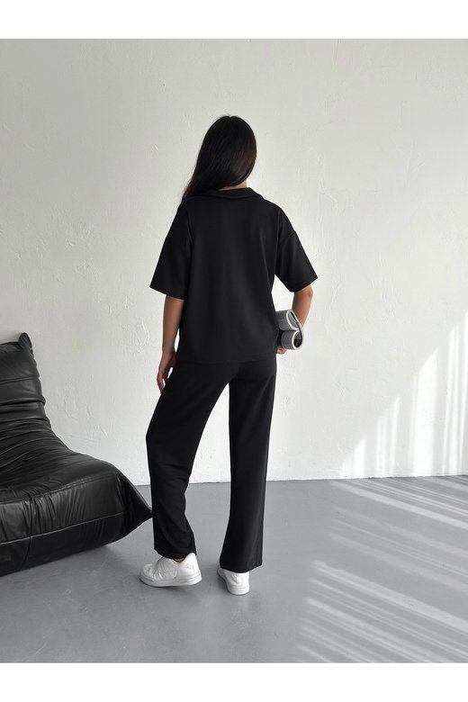 POLO YAKA AYICIK TEDDY MODAL KUMAŞ EŞOFMAN TAKIM