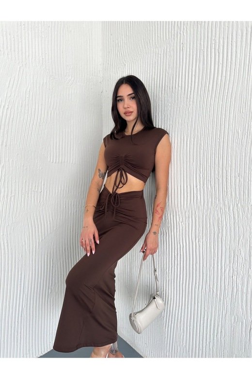 BÜZGÜLÜ ETEKLİ TAKIM  LİVERPOOL MODAL KUMAŞ