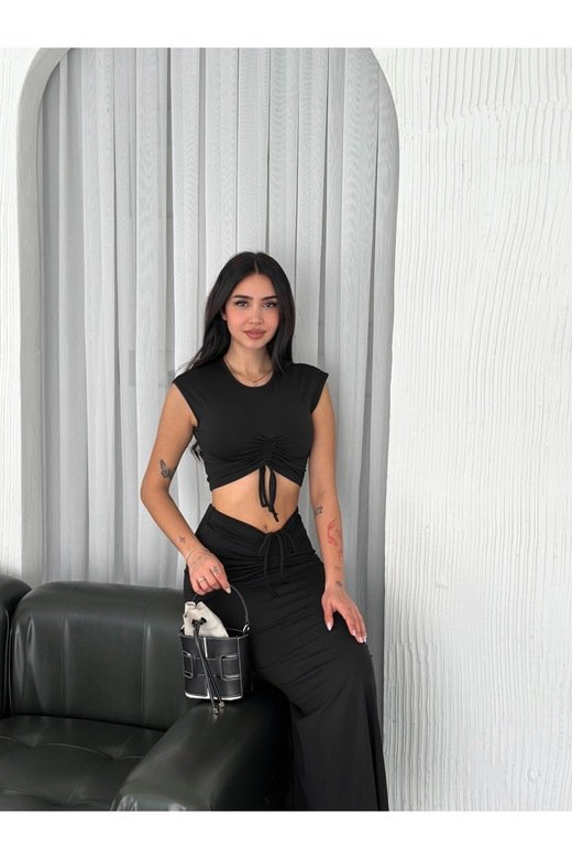 BÜZGÜLÜ ETEKLİ TAKIM  LİVERPOOL MODAL KUMAŞ