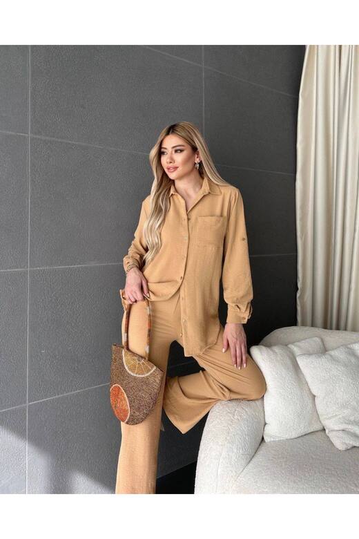 AEROBİN KUMAŞ  GÖMLEKLİ GENŞ PANTOLUNLU 3 LÜ TAKIM