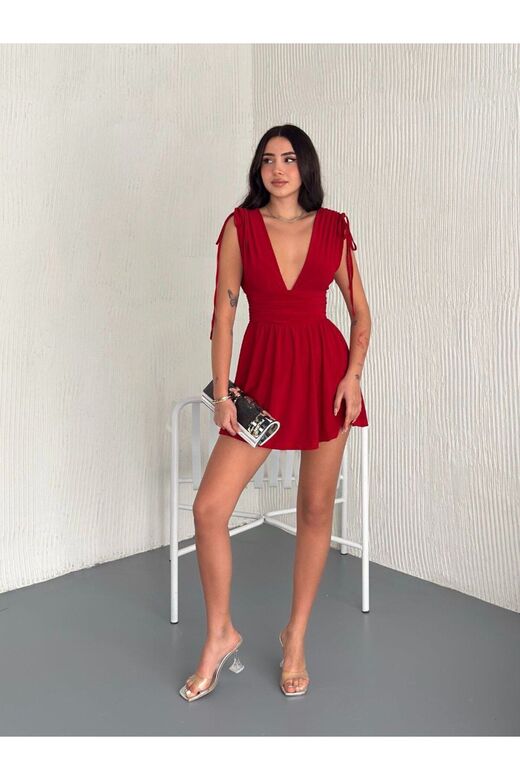 Sandy Kumaş Şortlu Elbise