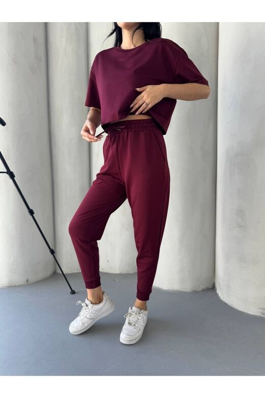 Kisakol 2 İPli̇K Kumaş Eşofman Takim