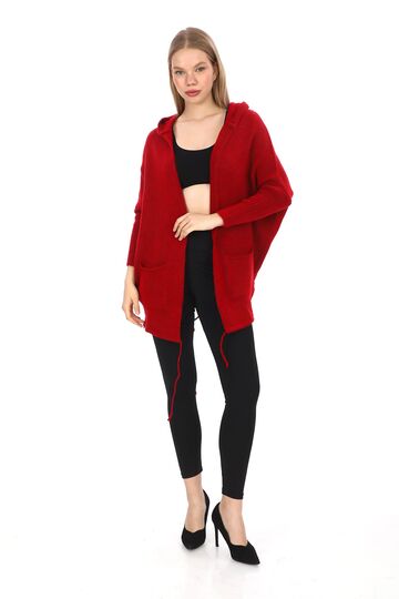Kapşonlu Oversize  Salaş Hırka