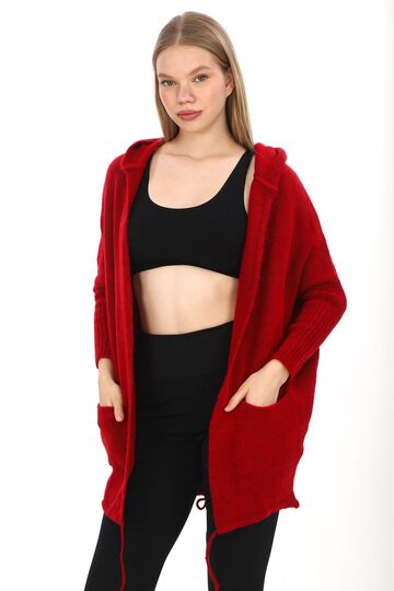 Kapşonlu Oversize  Salaş Hırka