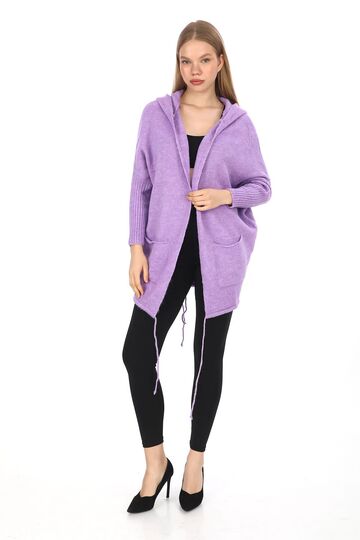 Kapşonlu Oversize  Salaş Hırka