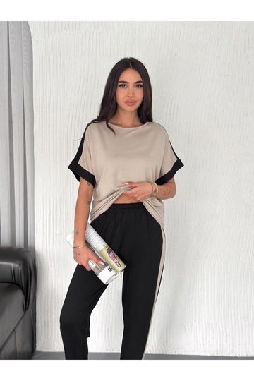GARNİLİ YUMUŞAK DOKU MODAL KUMAŞ EŞOFMAN TAKIM