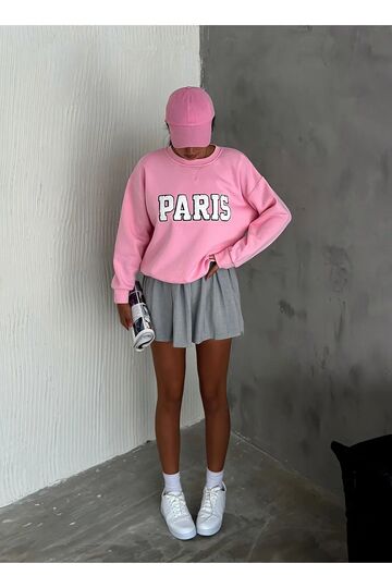 3 İplik Şardonlu Sweatshirt