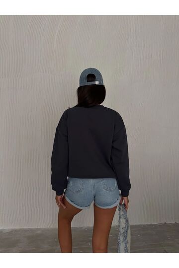 3 İplik Şardonlu Sweatshirt