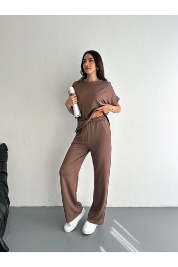 Yumuşak Doku Modal Kumaş Kısakol Eşofman Takım