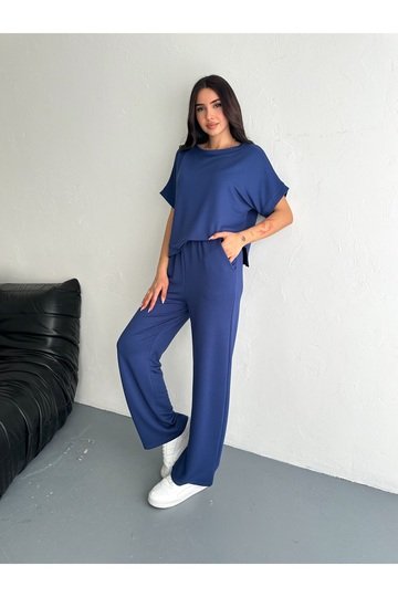YUMUŞAK DOKU MODAL KUMAŞ KISAKOL EŞOFMAN TAKIM