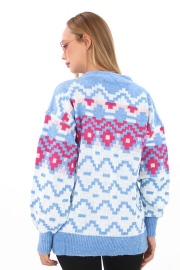 Oversize Yumuşak Örme Detaylı Düğmeli Triko Hırka