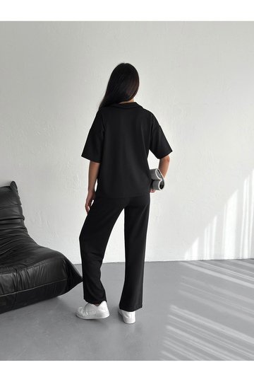 POLO YAKA AYICIK TEDDY MODAL KUMAŞ EŞOFMAN TAKIM