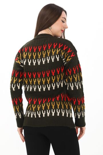 Örme Detaylı Oversize Yumuşak Triko Kazak
