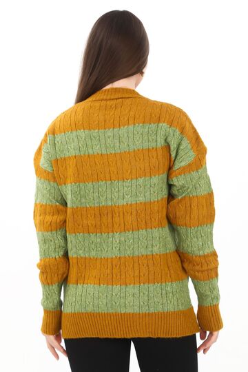 Oversize Örme Detaylı Yumuşak Dokulu Triko  Kazak