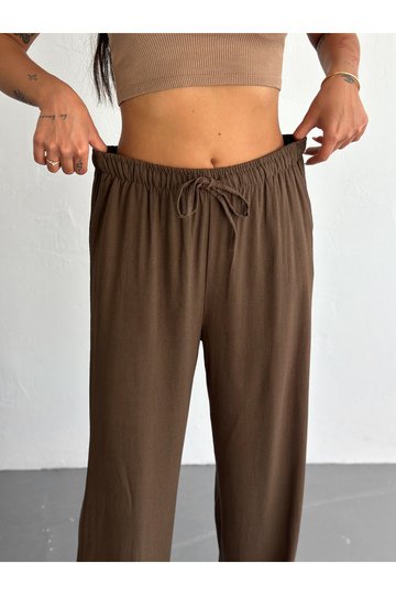 Rahat Kalıp Keten Pantolon