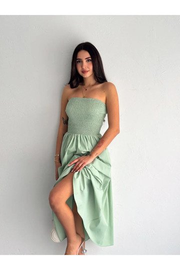 Dakron Straplez Elbise