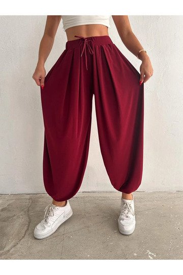 MODAL KUMAŞ YUMUŞAK DOKU ŞALVAR PANTOLON