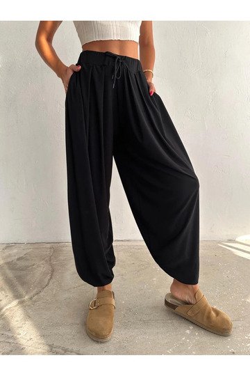 MODAL KUMAŞ YUMUŞAK DOKU ŞALVAR PANTOLON