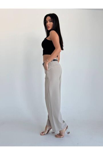 Kemerli Clasic Pantalon