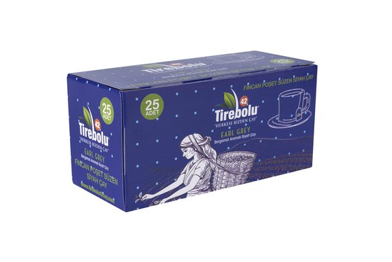 TİREBOLU 42-25 Lİ EARL GREY BERGAMOT AROMALI FİNCAN ÇAY