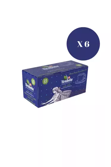 TİREBOLU 42-25 Lİ EARL GREY BERGAMOT AROMALI FİNCAN ÇAY X 6 ADET