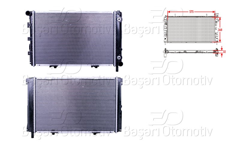 SU RADYATORU BRAZING AT 575X368X32