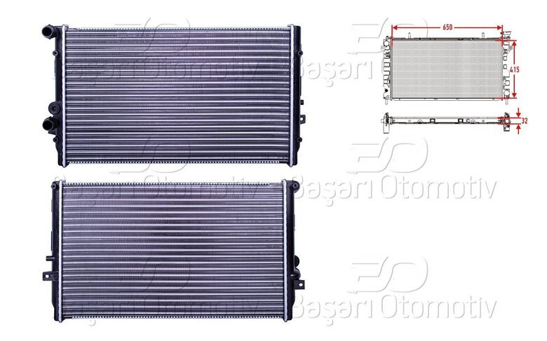 SU RADYATORU MEKANIK MT-AT 650X415 MM