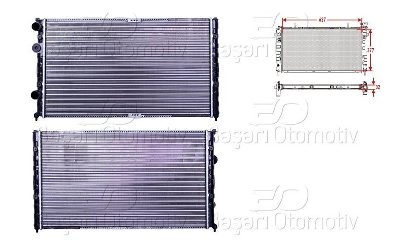 SU RADYATORU MEKANIK MT 627X377 MM