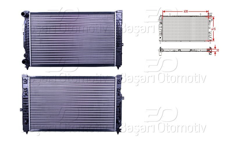 SU RADYATORU MEKANIK MT 630X415 MM