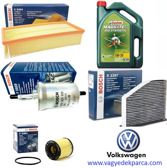 Volkswagen Jetta 2006-2010 Model 1.4 TSI Bakım Seti (Motor Yağlı) - Castrol