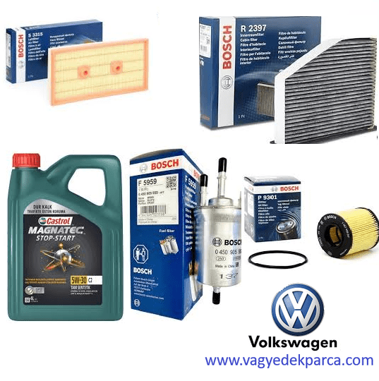 Volkswagen Jetta-Golf5 2006-2010 Model 1.6 FSI (BLF) Motor Periyodik Bakım (Motor Yaglı)-Castrol