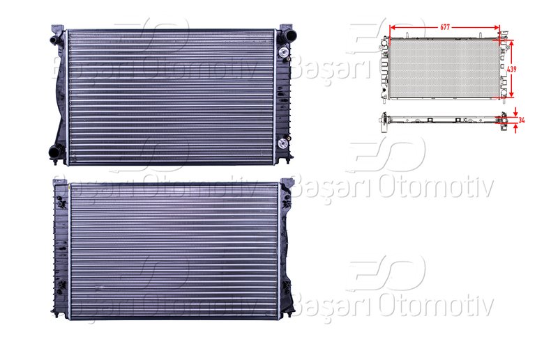 SU RADYATORU MEKANIK AT 677X439 MM