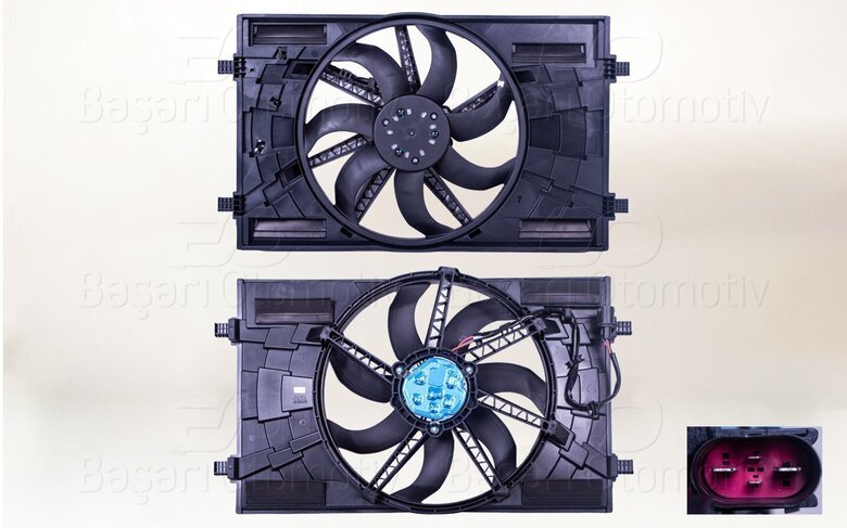 FAN MOTORU DAVLUMBAZLI (410 MM-4 FIS-7 KANAT-450W)