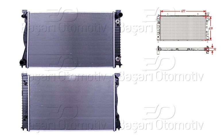 SU RADYATORU BRAZING AT 677X439X32 MM