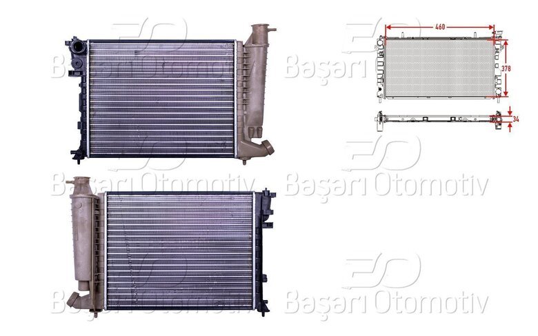 SU RADYATORU MEKANIK 460*378 MT