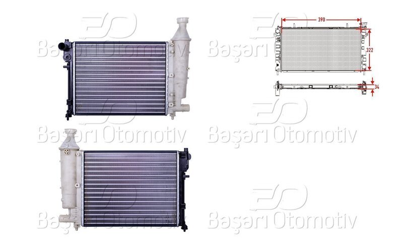 SU RADYATORU MEKANIK 390*322 MT