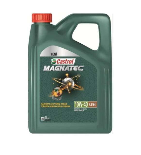 CASTROL 10W40-4LT | 10W40 A3/B4 Motor Yağı 4 Litre (2024 Yılı Üretimi)