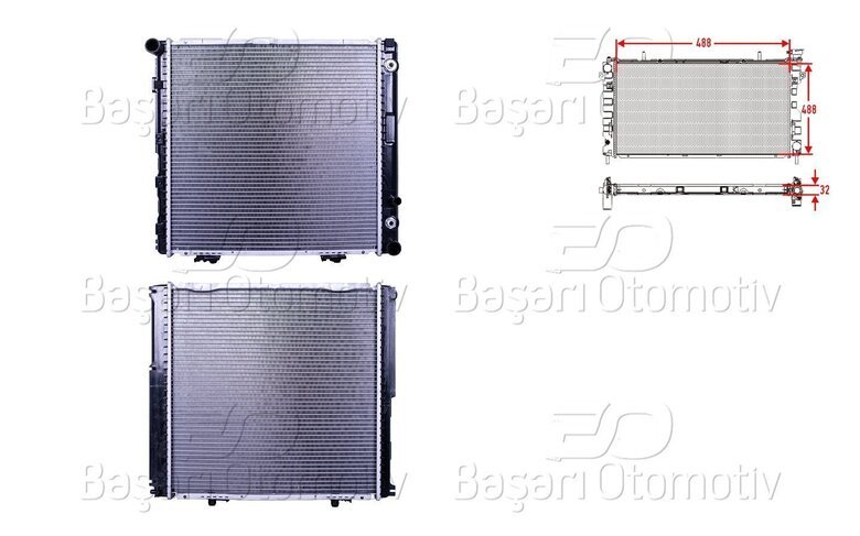 SU RADYATORU BRAZING AT 488X488X32