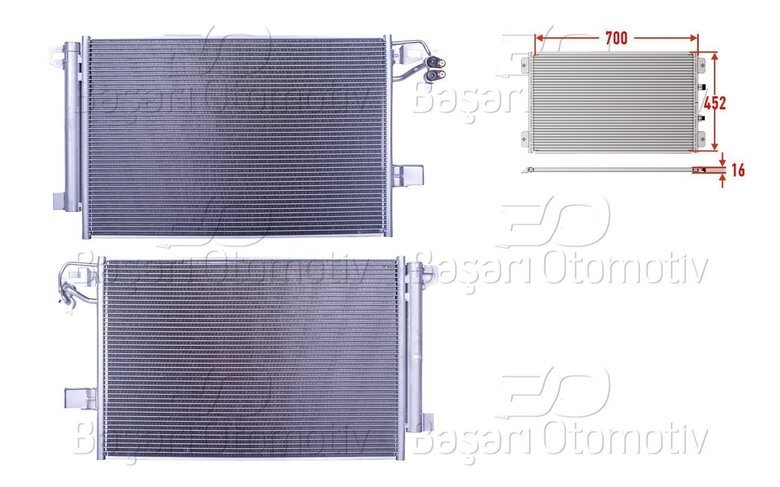 KLIMA RADYATORU 700X452X16