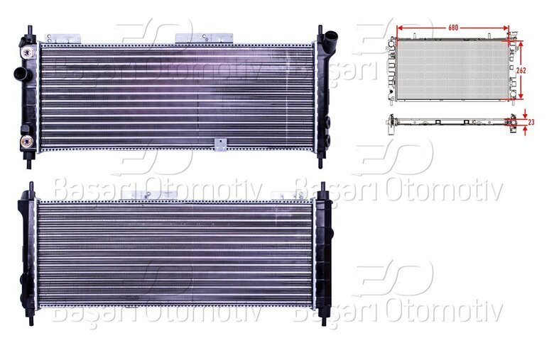 SU RADYATORU MEKANIK AT 680X262X23
