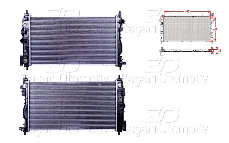 SU RADYATORU MEKANIK AT 675X408X32