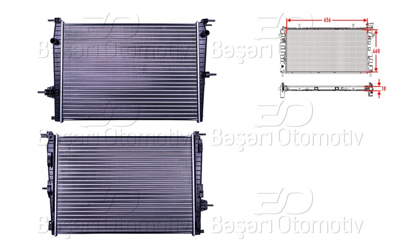 SU RADYATORU MEKANIK MT-AT 656X468X18