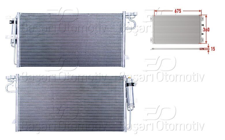 KLIMA RADYATORU 675X360X15