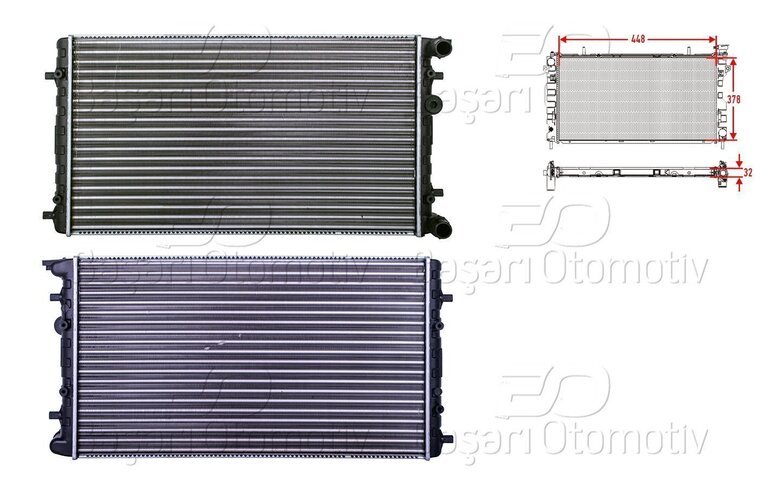 SU RADYATORU MEKANIK MT-AT 648X378 MM