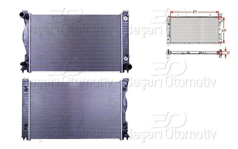 SU RADYATORU BRAZING AT 677X439X32 MM