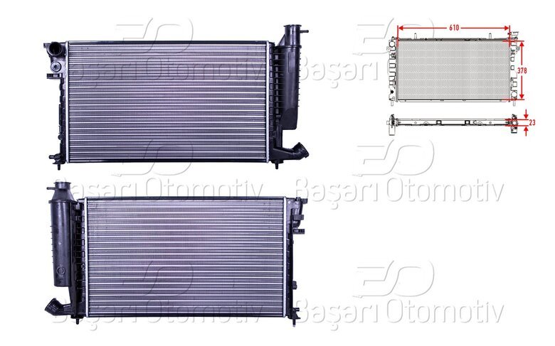 SU RADYATORU MEKANIK MT-AT 610X37 MM