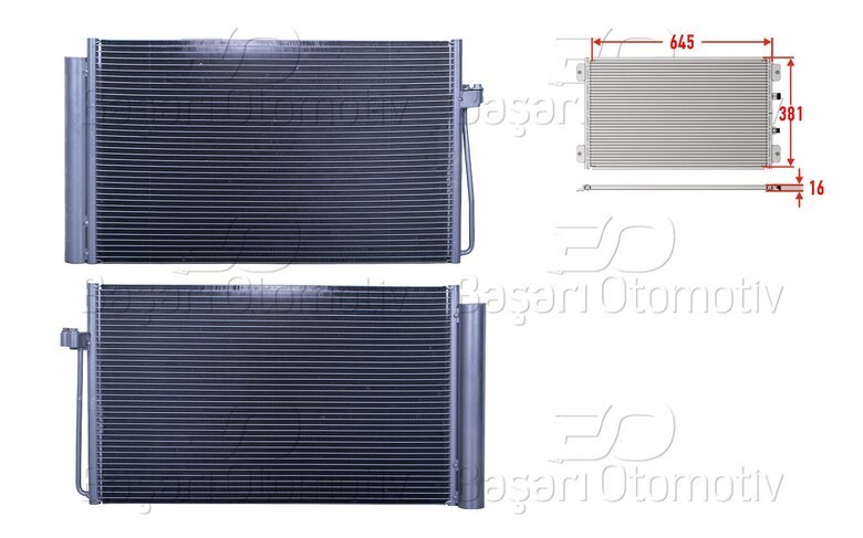KLIMA RADYATORU 645X381X16