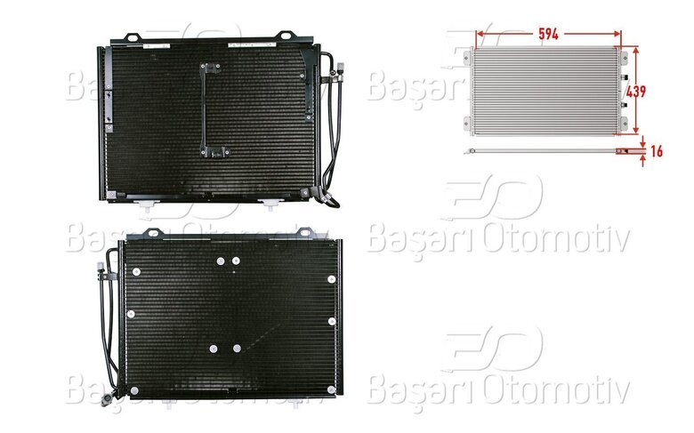 KLIMA RADYATORU 594X439X16