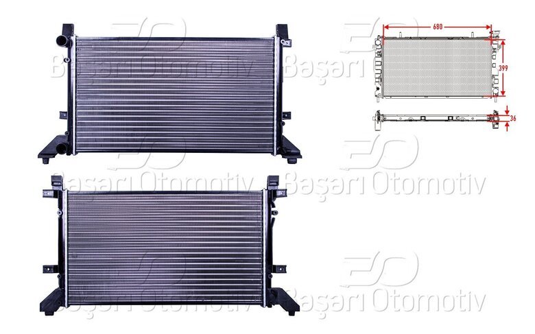 SU RADYATORU MEKANIK MT 680X399 MM